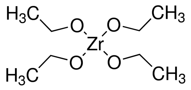 Zirconium(IV)ethoxide Chemical Structure
